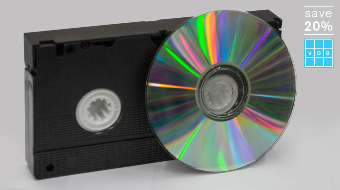 Back to School Savings - 20% off VHS to DVD Upgrade
