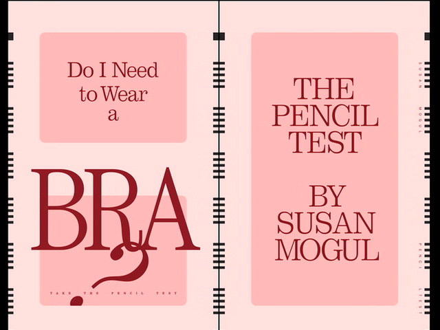 The Pencil Test, Susan Mogul