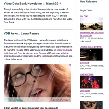 VDB Newsletter ::: March 2014